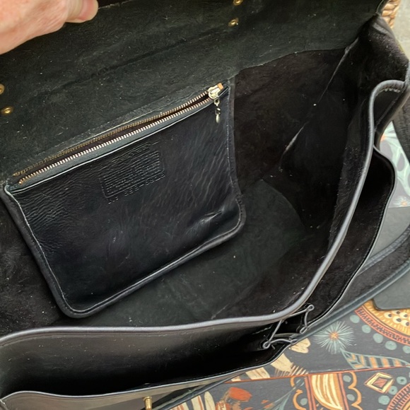 Vintage Coach No. 699-6918 Black Musette Briefcase Made in NY - Picture 9 of 11